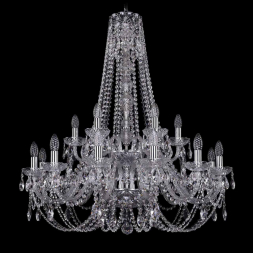 Подвесная люстра Bohemia Ivele 1406/12+6/300/h-95/2d Ni