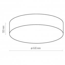 Потолочный светильник TK Lighting 1581 Rondo White