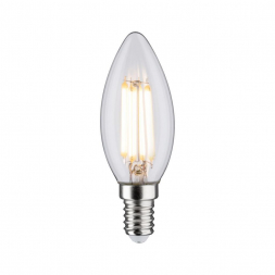 Лампа светодиодная Paulmann свеча прозрачная 28643