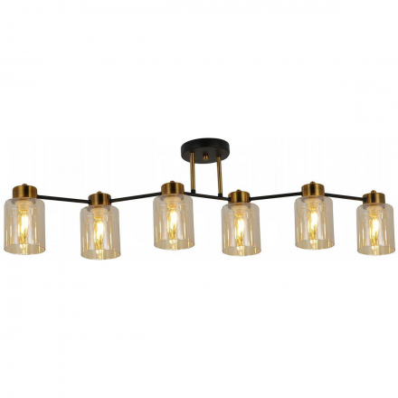 Потолочная люстра Illumico IL6111-6COU-79 BK GD