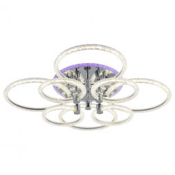 Потолочная светодиодная люстра Profit Light 8024/4+4 CHR