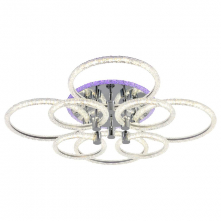 Потолочная светодиодная люстра Profit Light 8024/4+4 CHR