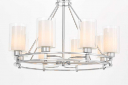 Подвесная люстра Lumina Deco Marietta LDP 8025-8 CHR+WT