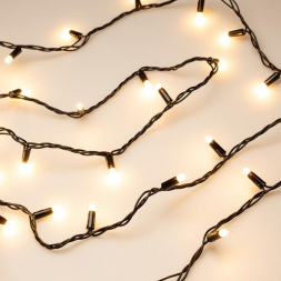 Уличная светодиодная гирлянда Ardecoled нить 230V теплый белый ARD-String-Classic-10000-Black-100Led-Milk-STD Warm 028209