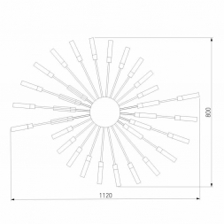 Потолочная люстра Bogates Bastone 574 Smart