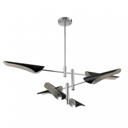 Подвесная люстра Crystal Lux Rafael SP6 Chrome