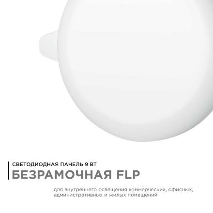 Светодиодная панель безрамочная Apeyron 06-102