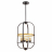 Подвесная люстра Lumina Deco Monterey LDP 1141-4 BK+MD