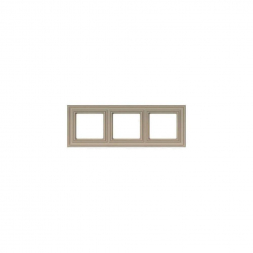 Рамка 3-постовая Liregus Retro кремовый омбре 29-150