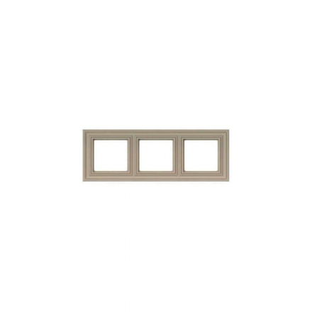 Рамка 3-постовая Liregus Retro кремовый омбре 29-150