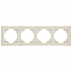 Рамка 4-постовая Efapel Logus 90 Base бежевый 90940 TMF