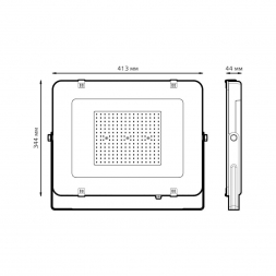Прожектор светодиодный Gauss Elementary 200W 6500К 691511200