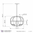 Подвесная люстра Lumina Deco Monterey LDP 1141-5 BK+MD