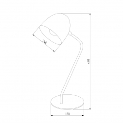 Настольная лампа TK Lighting 5036 Soho Black