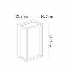 Уличный настенный светильник Arte Lamp Marfik A2322AL-1BR