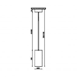 Основание для подвесного светильника Lumker VL-M6-WH 003422