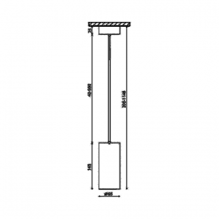 Основание для подвесного светильника Lumker VL-M6-WH 003422