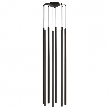 L8T747447 Люстра TUBO LED 40W 2560LM 25G ЧЕРНЫЙ 4000K