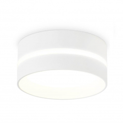 Накладной светильник Ambrella light SWH/FR белый песок/белый матовый TN5388