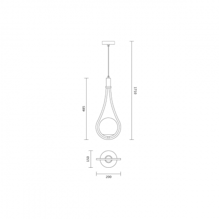 Подвесной светильник Vele Luce Fleet VL5194P11