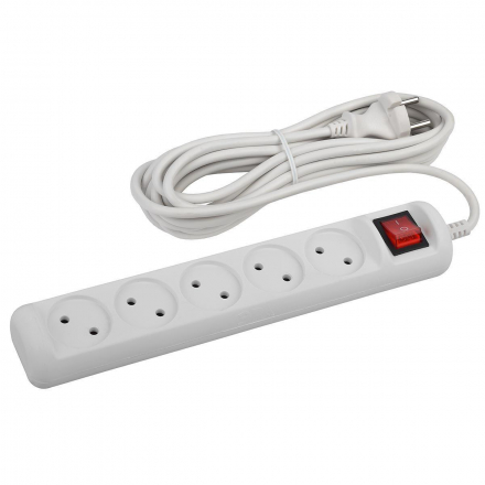 Удлинитель ЭРА 5гн 5м б/з U-5s-5m-2x1 Б0044057