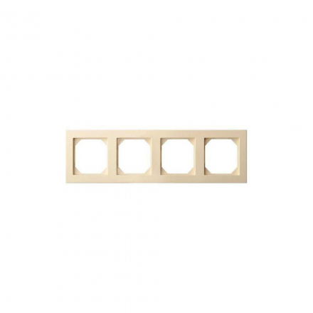 Рамка 4-постовая Liregus Epsilon бежевый 28-091