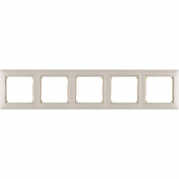 Рамка 5-постовая Legrand Valena слоновая кость 774355