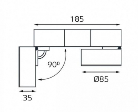Светодиодный спот Italline M03-178 black