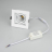 Встраиваемый светодиодный светильник Arlight CL-Kardan-S102x102-9W Warm 024137