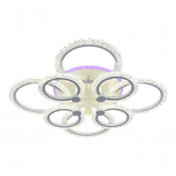 Потолочная светодиодная люстра Profit Light 18027/8 WHT A