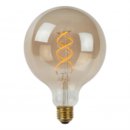 Лампа светодиодная диммируемая Lucide E27 5W 2200K дымчатая 49063/05/65