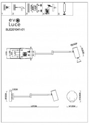 Спот Evoluce Zoom SLE201041-01