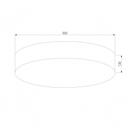 Потолочный светильник TK Lighting 2725 Rondo Graphite