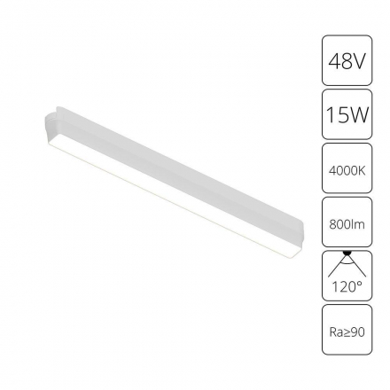 Трековый светодиодный светильник Arte Lamp Rapid A6168PL-1WH