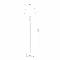 Торшер Eurosvet Sortino 01072/1 золото