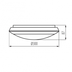 Уличный светодиодный светильник Kanlux Daba PRO 25W NW-B 19065