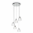 Подвесная люстра Ideal Lux Ruby SP5 Cromo 153100