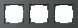 Рамка 3-постовая Gira E2 антрацит 021323