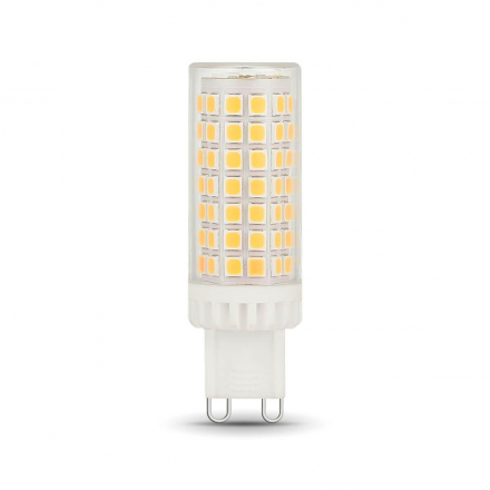 Лампа светодиодная диммируемая Gauss G9 5,5W 3000К прозрачная 107309155-D