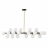 Подвесная люстра Lumina Deco Marsiada LDP 6033-24 BK+GD