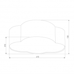 Потолочный светильник TK Lighting 3144 Cloud