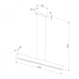 Подвесной светодиодный светильник TK Lighting 1449 Teo