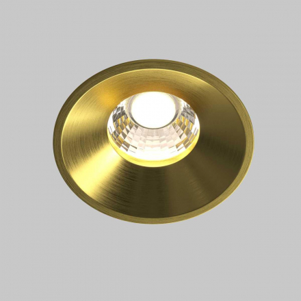 Встраиваемый светодиодный светильник Maytoni Round DL058-12W4K-BS