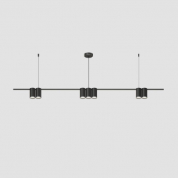 Подвесная люстра Denkirs Orbit DK4063-BK