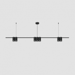 Подвесная люстра Denkirs Orbit DK4063-BK