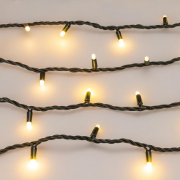 Уличная светодиодная гирлянда Ardecoled нить 230V теплый белый ARD-String-Pro-1000-Green-100Led-Milk-Pulse Warm 031662