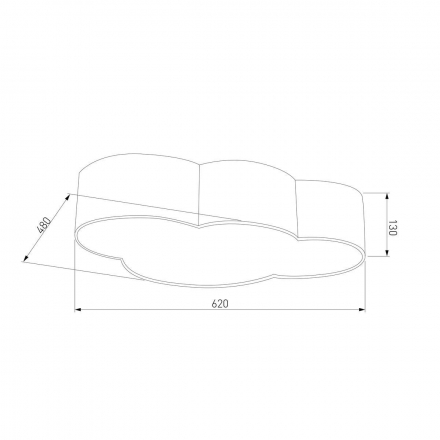 Потолочный светильник TK Lighting 3145 Cloud