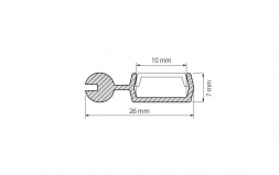 Профиль Arlight POLI-2000 ANOD 021738
