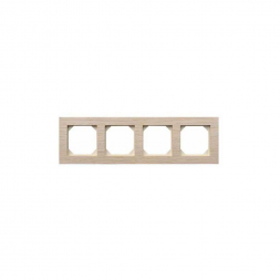 Рамка 4-постовая Liregus Epsilon дуб беленный 28-2244
