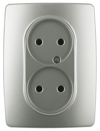Розетка ЭРА 12 2x2P 16A 250V 12-2107-15 Б0031247